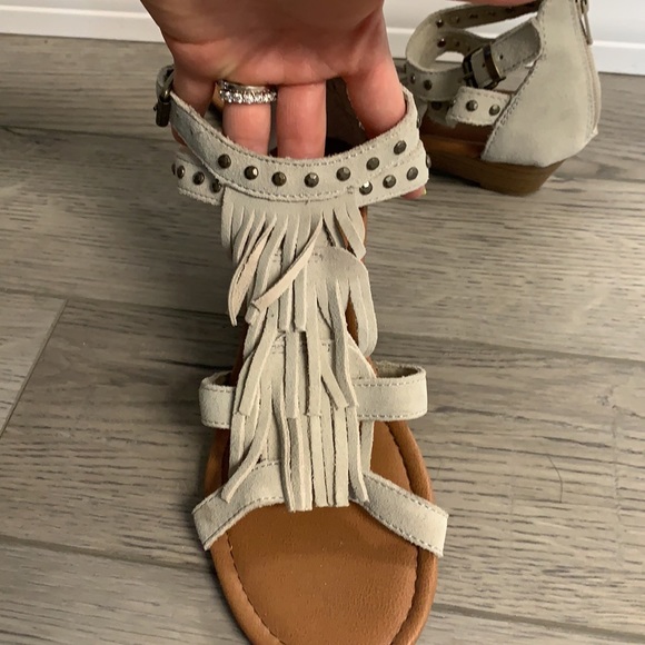 Minnetonka Suede Wedge Sandal - Picture 3 of 8
